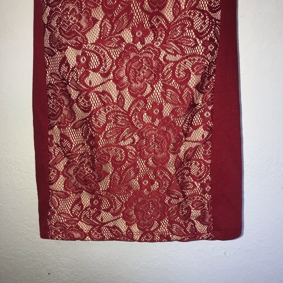 Signature Collection Stretch Lace Dress L 14 16 - Picture 6 of 8